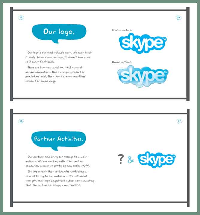 Skype Brand Manual