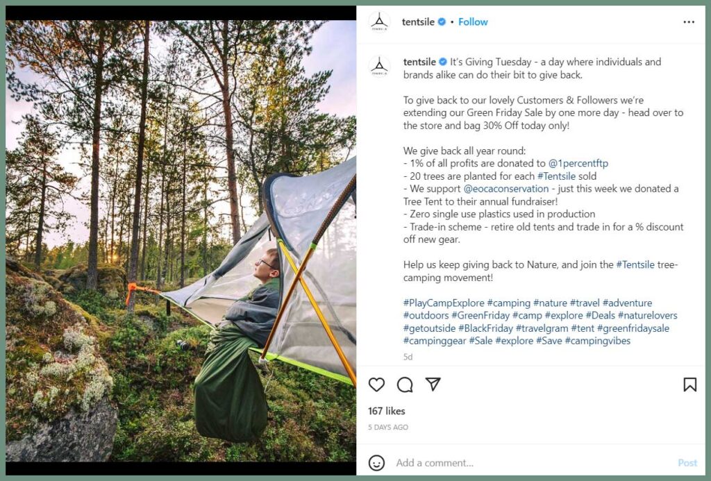 Tentstile Brand Blog on Instagram