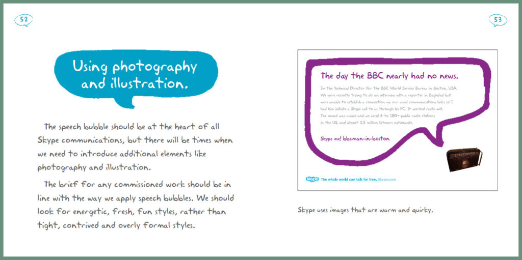 Skype Brand Guidelines Manual Speech Bubbles Page-5
