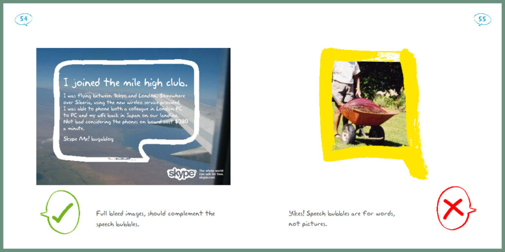 Skype Brand Guidelines Manual Speech Bubbles Page-6