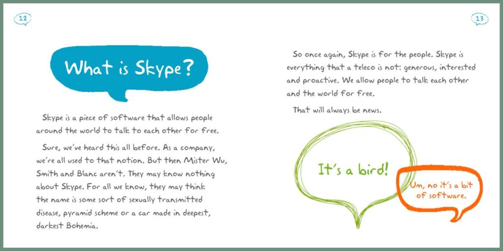 Skype Brand Guidelines Manual Brand Story Page