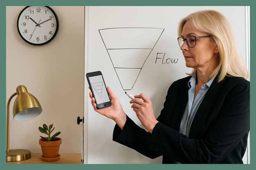 Service Brand | Creative Coach | Case Study | Burn Rate Branding: How a Coaching Brand Spilled Energy on Funnels Instead of Flow