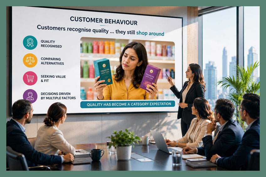 "Customers recognise quality ... they still shop around"